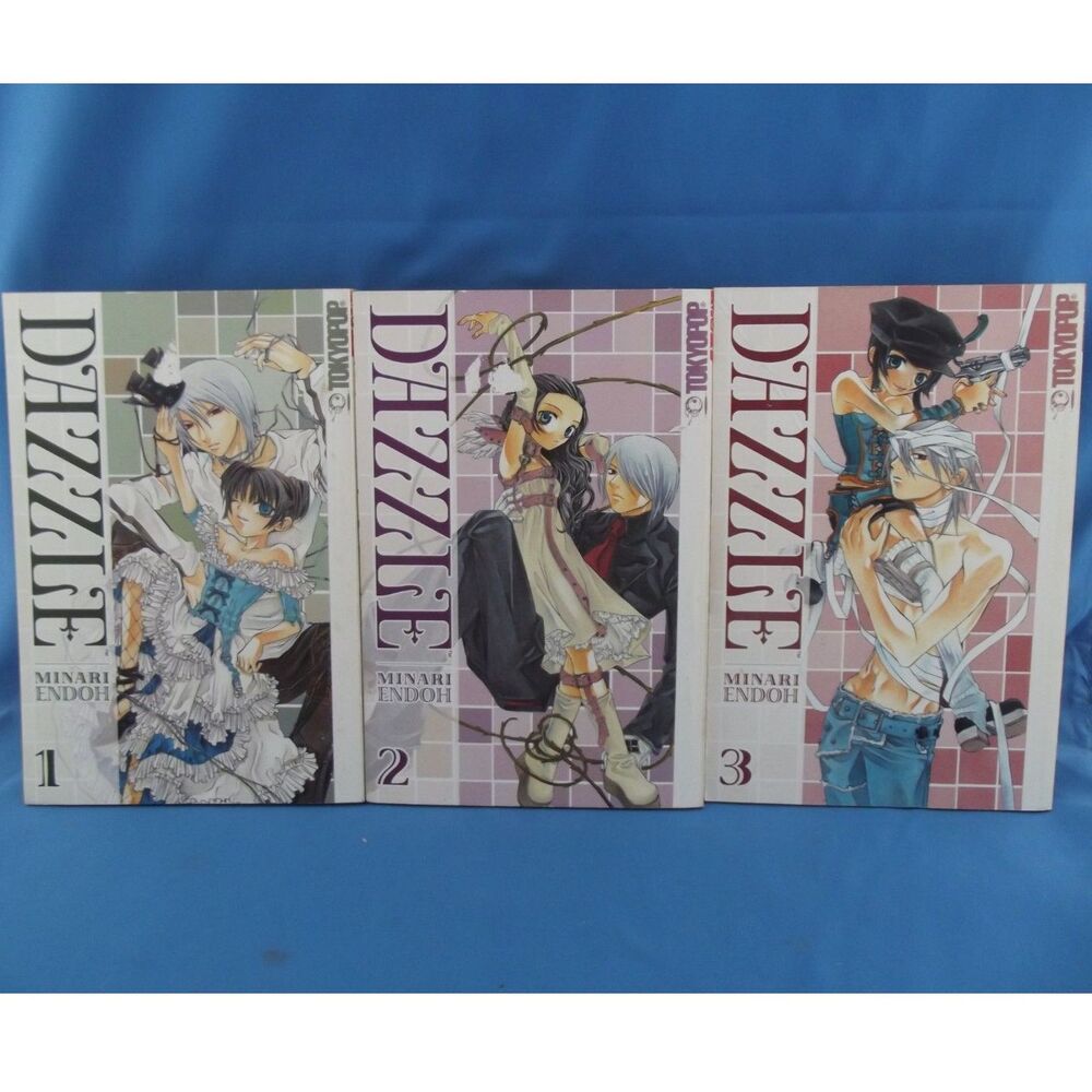 DAZZLE VOLUME 1 2 3 | ENGLISH MANGA BOOKS; TOKYOPOP; MINARI ENDOH